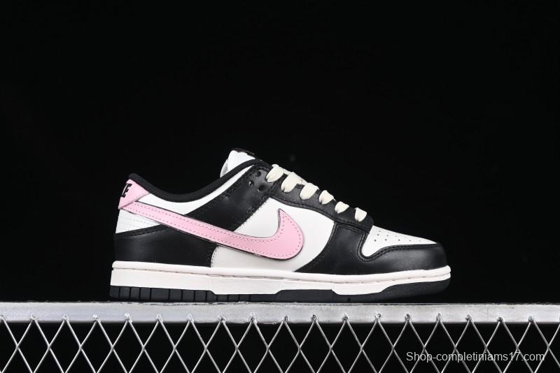 Nike SB Dunk Low Butterfly Bow Black White Pink Low-Top Casual Skate Shoes - BP1220-009