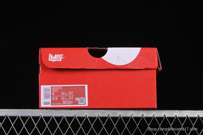 Nike Air Max 90 Retro Running Shoes with Full-Length Air Cushion - FJ4218-002