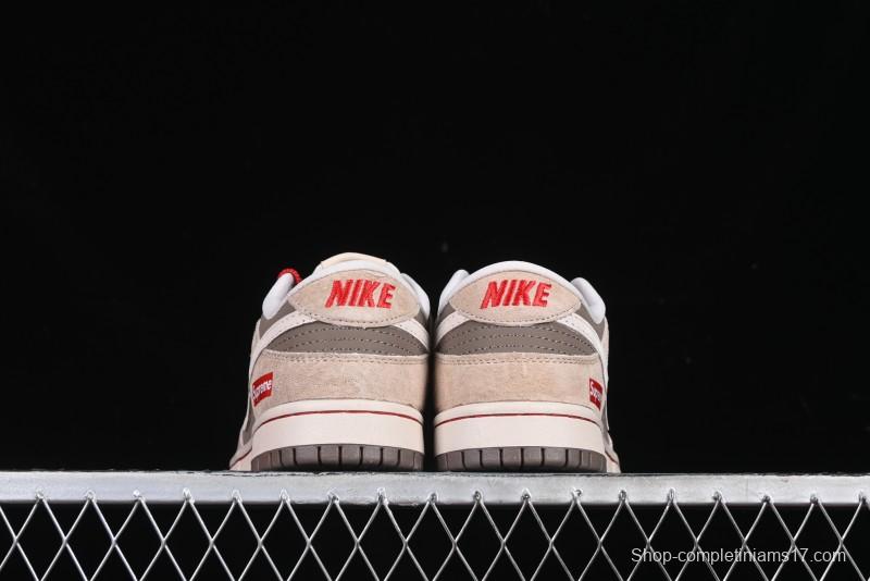 Nike SB Dunk Low Supreme Year of the Snake Limited Edition Anniversary Custom Casual Skate Shoes - AG3702-851