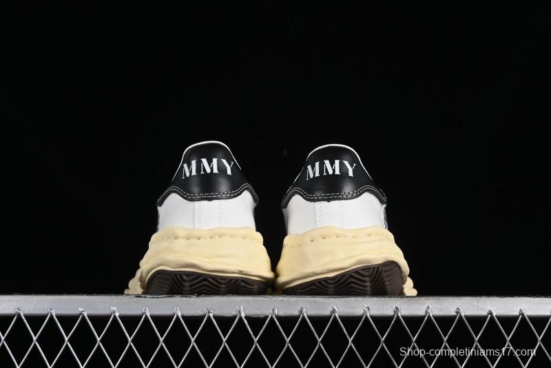 Wayne MMY Original Sole Leather Low Sneaker with Deconstructed Ice Cream Sole - W.E5