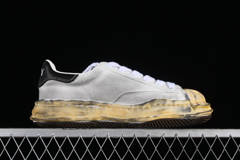 Wayne MMY Original Sole Leather Low Sneaker with Deconstructed Ice Cream Outsole - W.E5