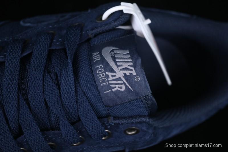 Nike Air Force 1 '07 Low Casual Sneakers in Light Blue with Full-Length Air Cushion - HQ3822-400