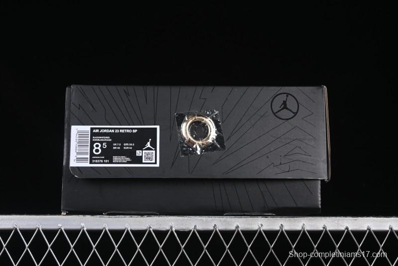 Nike Air Jordan 23 AJ23 Mid Retro Casual Basketball Shoes with Visible Air Cushion - 318376-101