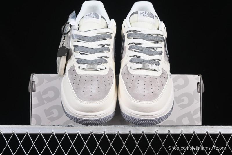 Nike Air Force 1 '07 Low The North Face x CDG Retro Casual Sneakers with Full-Length Air Cushion - DM6688-049