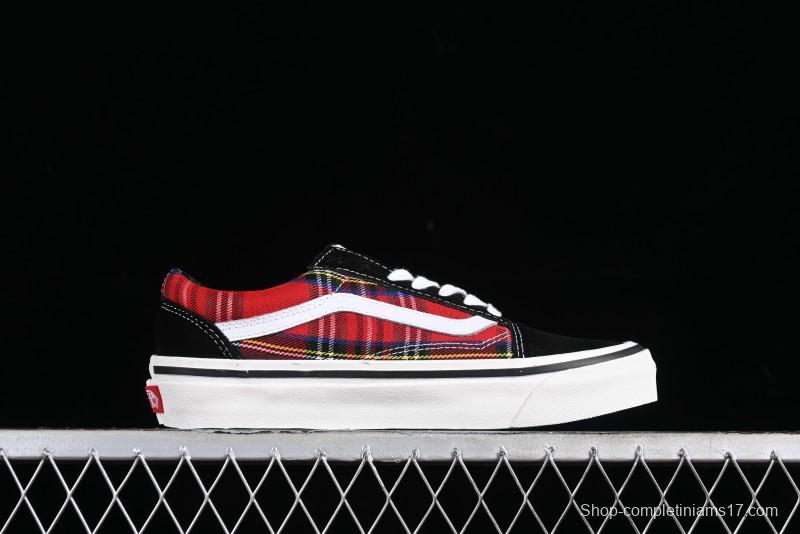 Vans Old Skool 36 DX Anaheim Collection Checkered Low-Top Canvas Sneakers - VN0A38G2PXC