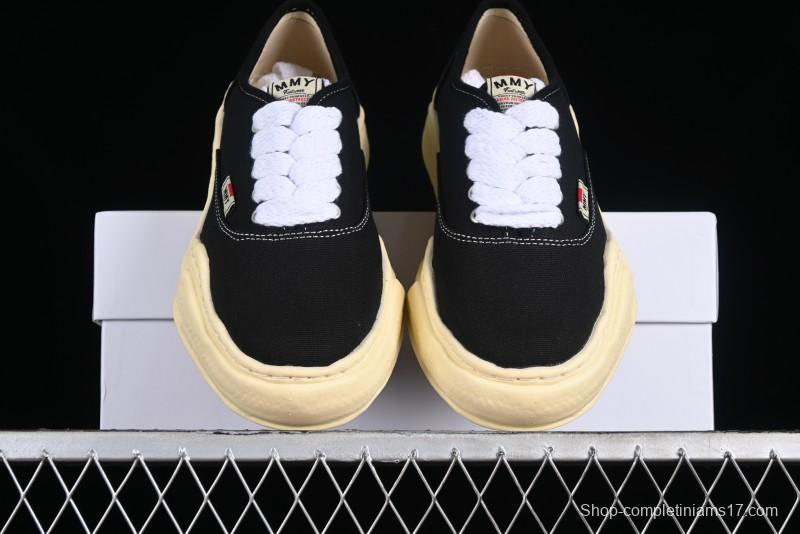 Wayne Original Sole Leather Low Sneaker with Deconstructed Ice Cream Sole - W.E5