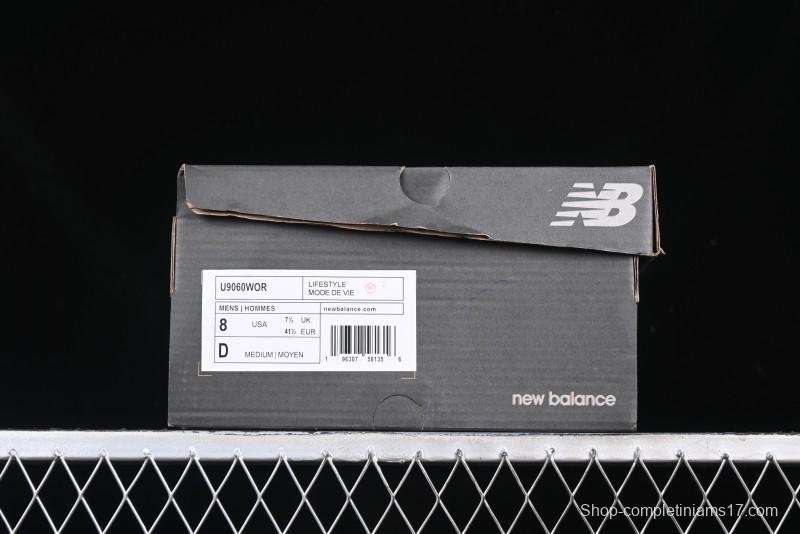 New Balance 9060 Retro Casual Running Shoes with ABZORB Cushioning - U9060WOR