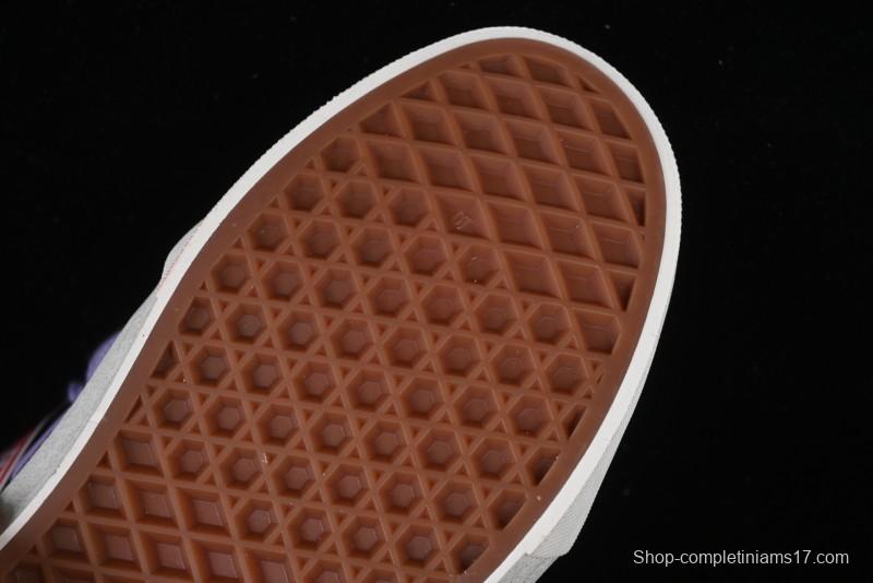 Vans Knu Skool Purple Grape Love Comfortable Fashion Slip-Resistant Wear-Resistant Low-Top Casual Skate Shoes - VN0009QC6BT1