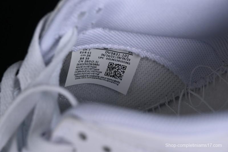 Nike SB Dunk Low All-White Low-Top Casual Skate Shoes - DV0831-101