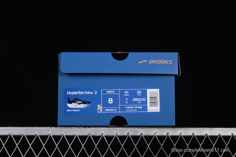 Brooks Hyperion Max 2 Cushioned Racing Marathon Running Shoes - 1104341D405