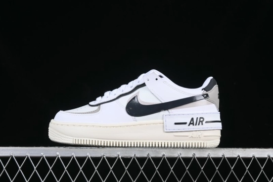 Nike Air Force 1 Shadow Low-Top Sneakers with Lightweight EVA Midsole and Anti-Slip RB Rubber Outsole - DZ1847-110