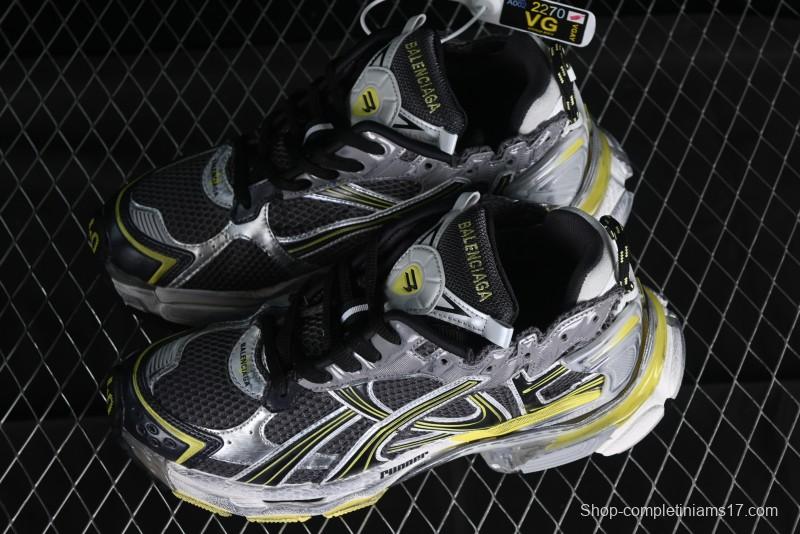 Balenciaga Runner Kith Four Color Retro Casual Sneakers - W3RMU1279