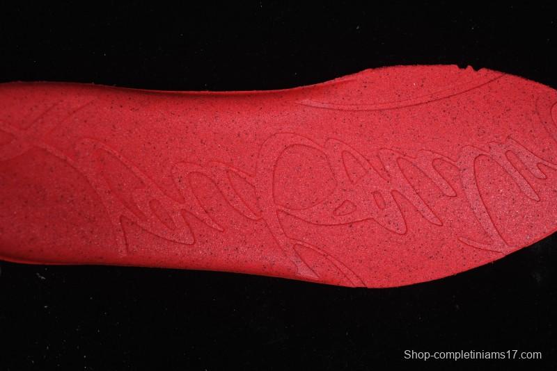 Christian Louboutin Funnyto Flat Comfortable Fashion Low-Top Sneakers in White Yellow Red - X.D4