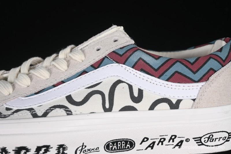 Vans Parra x Otw By Vans Low-Top Casual Skate Shoes with Surrealist Pop Art Design - VN0A3WKT4QA