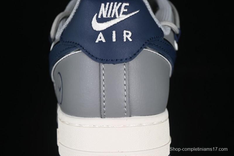 Nike Air Force 1 '07 Low Lightning Collaboration Cement Grey Drawstring Casual Sneakers - SJ1198-111