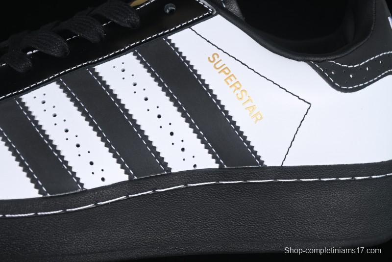 Adidas Originals Superstar XLG Casual Sneakers with Shell Toe and Thick Sole - IE8409