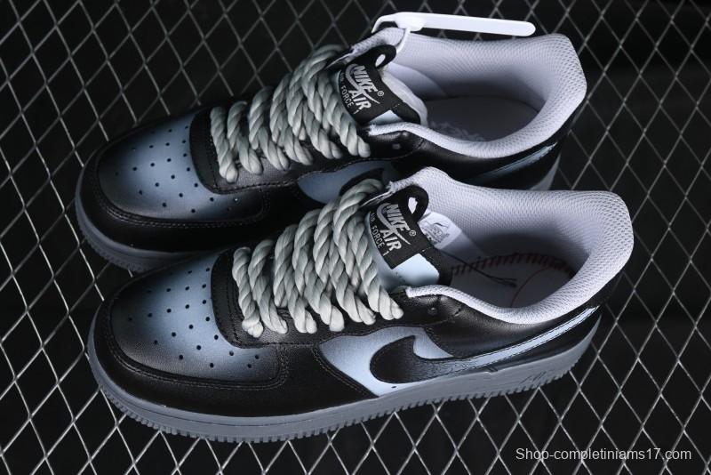 Nike Air Force 1 '07 Low Night Storm Custom Casual Sneakers for Autumn Winter - YD2425-101