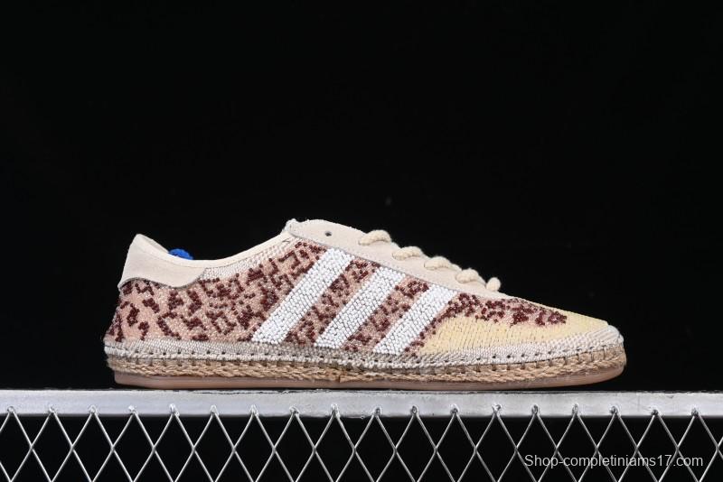 Adidas Clot x Originals Gazelle Indoor Retro Casual Slip-Resistant Wear-Resistant Low-Top Sneakers - IH3642