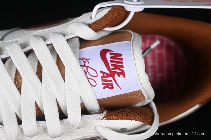 Nike Air Force 1 '07 Low Casual Sneakers with Full-Length Air Cushion - HQ7027-100