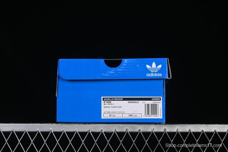 Adidas Originals Gazelle Indoor Retro Casual Anti-Slip Wear-Resistant Low-Top Skate Shoes - IF1809