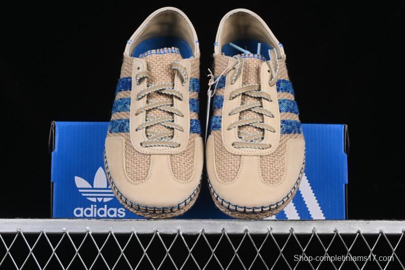 Adidas Clot x Originals Gazelle Indoor Retro Casual Slip-Resistant Wear-Resistant Low-Top Sneakers - IH3641