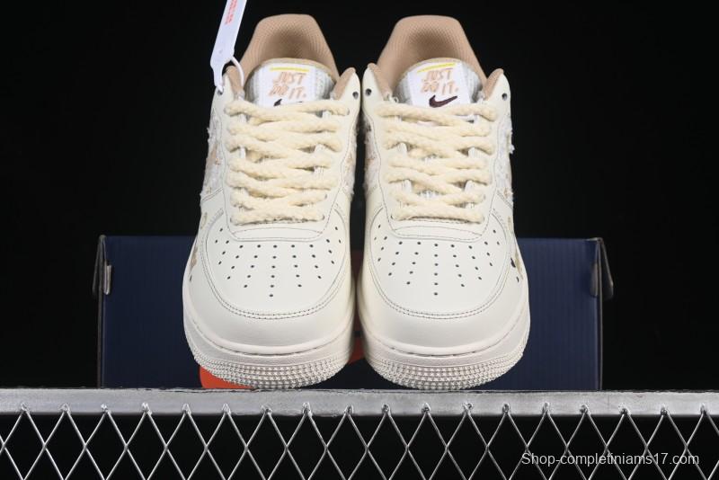 Nike Air Force 1 '07 Low Casual Sneakers with Pop Mart Molly Design - FJ7740-210