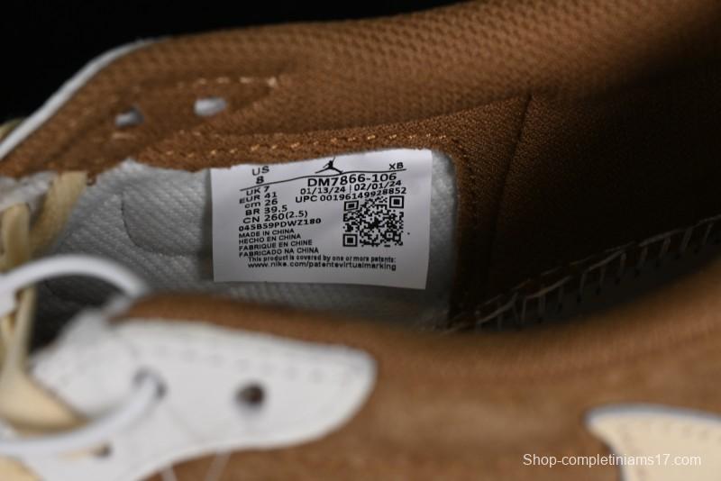 Nike Travis Scott x Air Jordan 1 Low OG AJ1 Reverse Swoosh Sneakers - DM7866-106