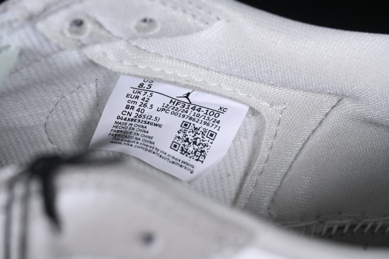 Nike Air Jordan 1 Low OG CNY AJ1 Snake Year Limited Silver Snake Low-Top Retro Basketball Shoes - HF3144-100
