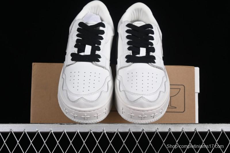 SMFK Comfortable Chunky Sole White Sneakers - T.D4