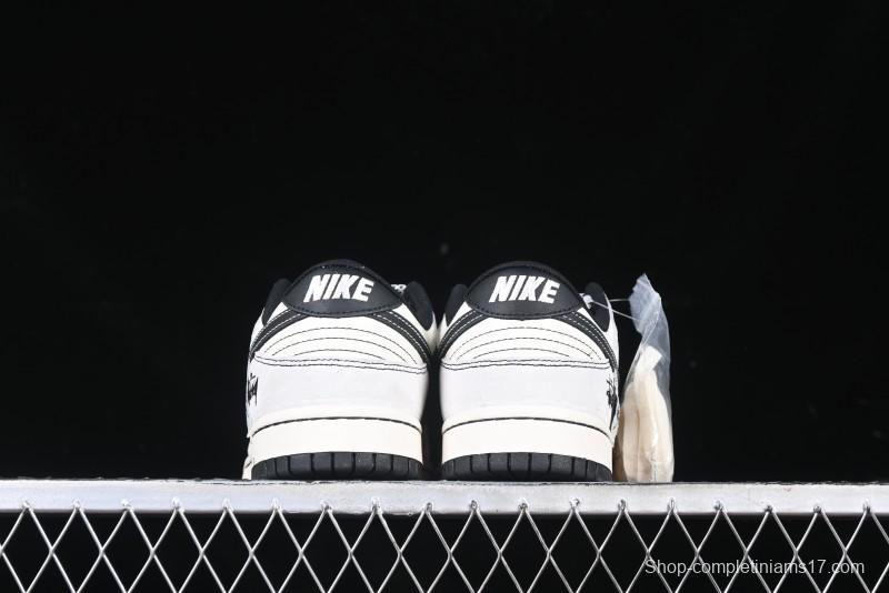 Nike SB Dunk Low Supreme Collaboration Anniversary Custom Low-Top Casual Sneakers - YX5066-220