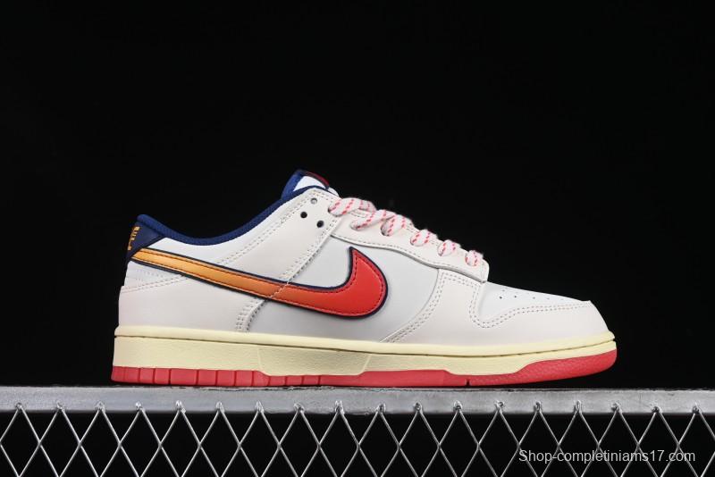 Nike SB Dunk Low Rainbow Gradient Low-Top Casual Skateboard Shoes - HV5749-110