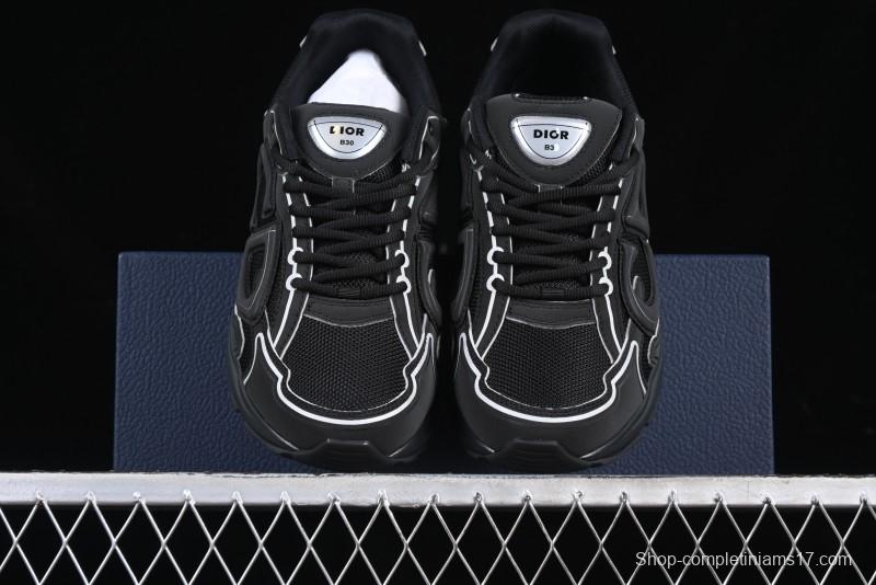 Dior B30 Sneakers with Reflective CD30 Logo - CD30