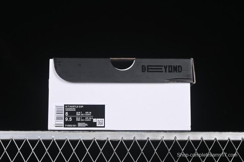 Nike Air Zoom G.T. Hustle 3 Basketball Shoes with Responsive Cushioning and Breathable Design - FV5952-001