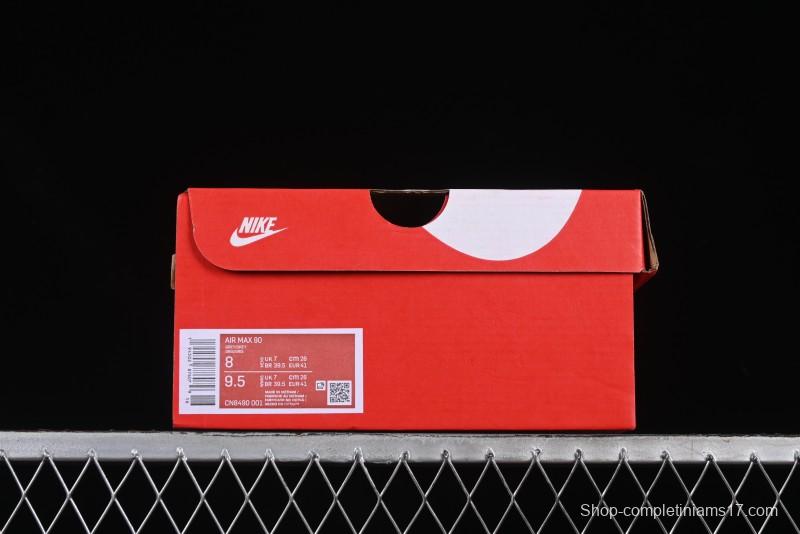 Nike Air Max 90 Retro Running Shoes with Air Cushion - CN8490-001