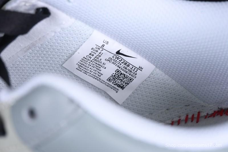 Nike Air Force 1 '07 Low Hand-Painted Broken Hook Casual Sneakers - CV2288-011