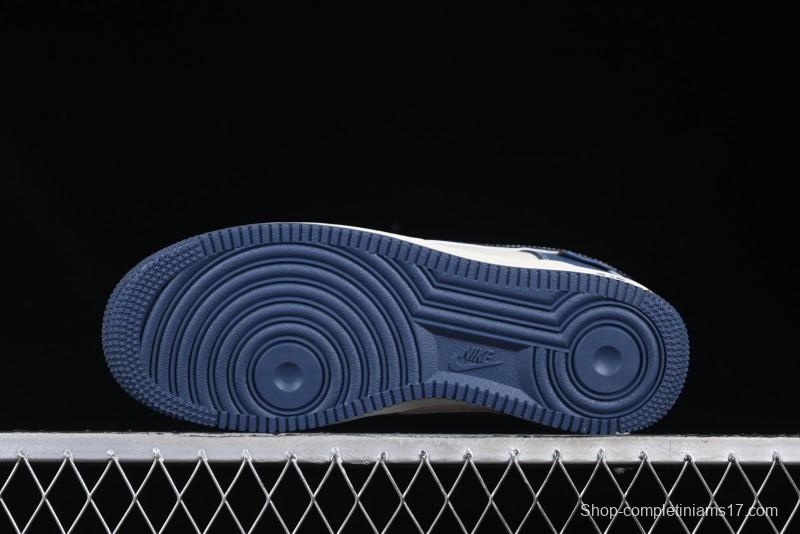 Nike Air Force 1 '07 Low Teddy Bear Collaboration Suede Blue Low-Top Casual Sneakers - KK1988-054