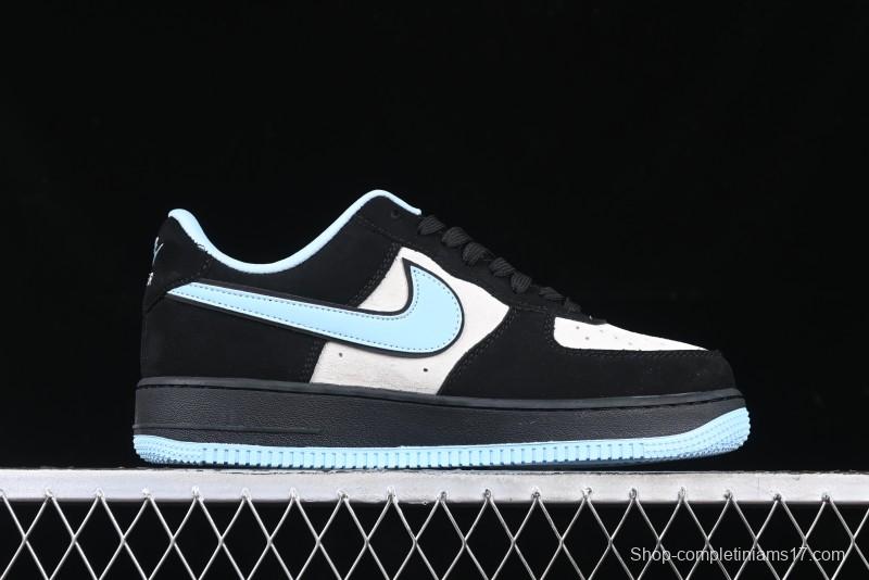 Nike Air Force 1 '07 Low Supreme Collaboration Tiffany Blue Low-Top Casual Sneakers - DF0188-025