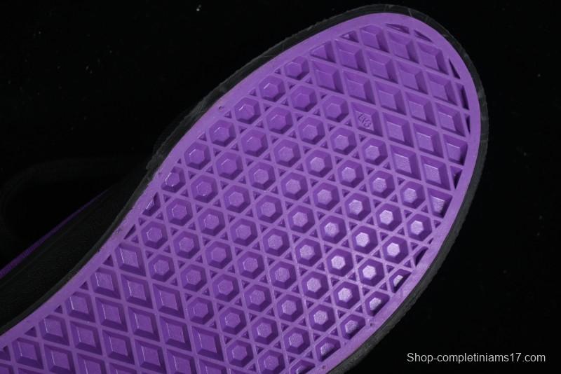 Vans Classics Knu Skool Black Purple Slip-On Shoes - VN0009QCSWE