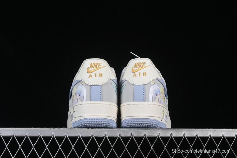 Nike Air Force 1'07 Low "Cherub" Anime Hand-Painted Doodle Low-Top Casual Sneakers - DB3301-711