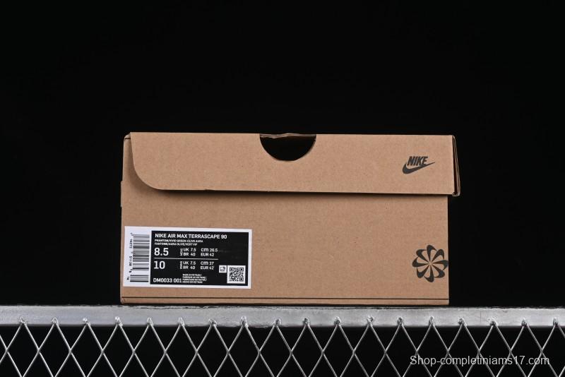 Nike Air Max 90 Terrascape Eco-Friendly Cushioned Running Shoes - DM0033-001