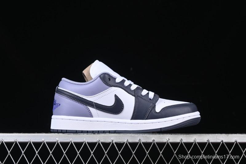 Nike Air Jordan 1 Low AJ1 Haze Purple Casual Sneakers - 553558-145