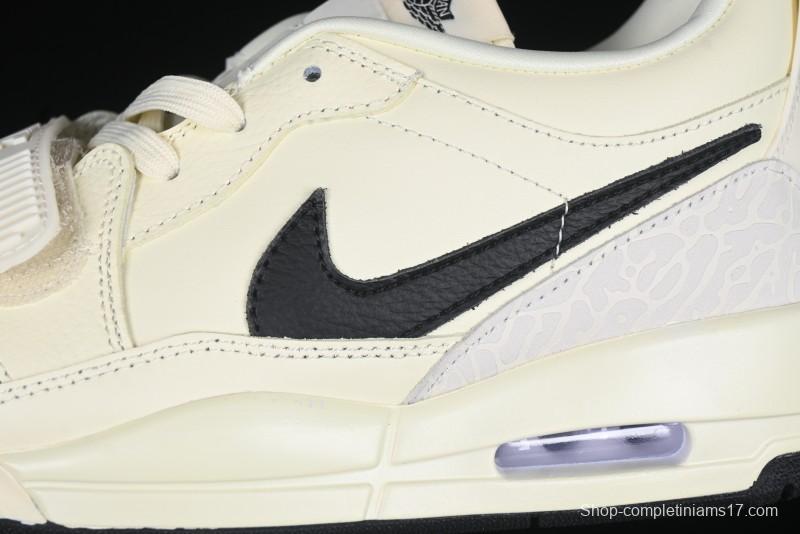 Nike Air Jordan Legacy AJ312 Low Top Sneakers with Velcro Strap and Triple Design - HV1807-101