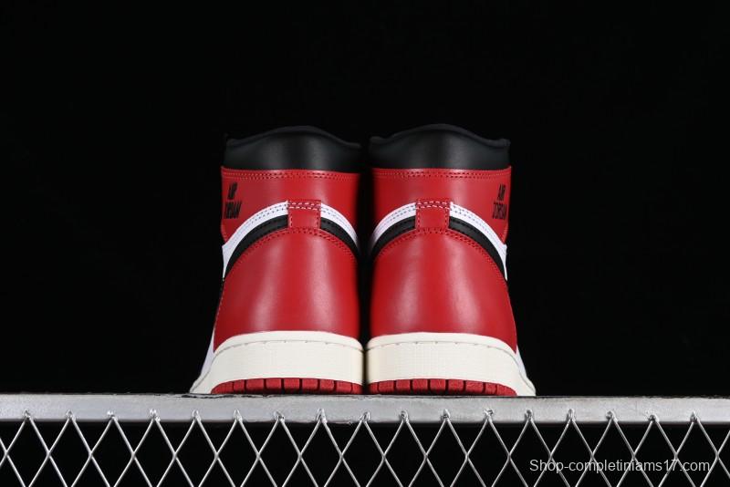 Nike Air Jordan 1 High OG "Black Toe Reimagined" Retro Basketball Shoes - DZ5485-106