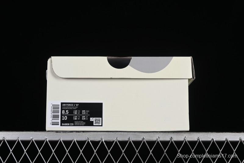 Nike Air Force 1 '07 Low BAPE Collaboration - Light Green Pigskin Low-Top Casual Sneakers - BA8806-225