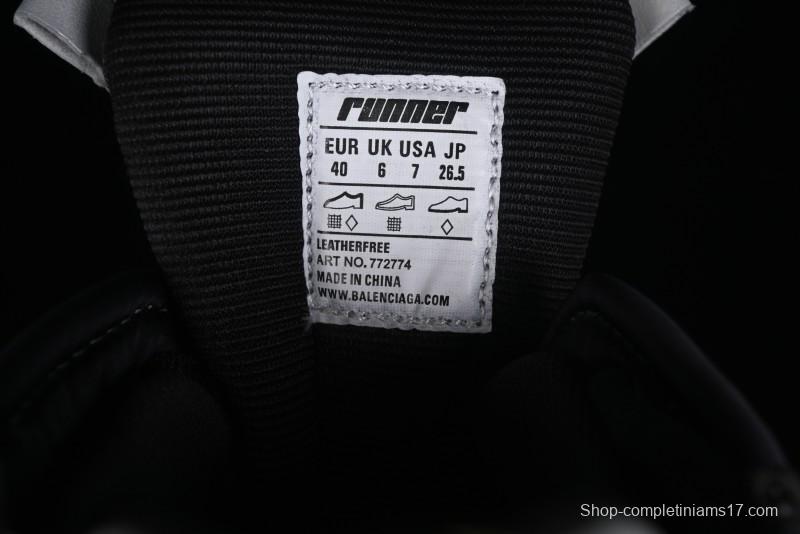 Balenciaga Runner Kith Four Color Retro Casual Sneakers - W3RMU1279