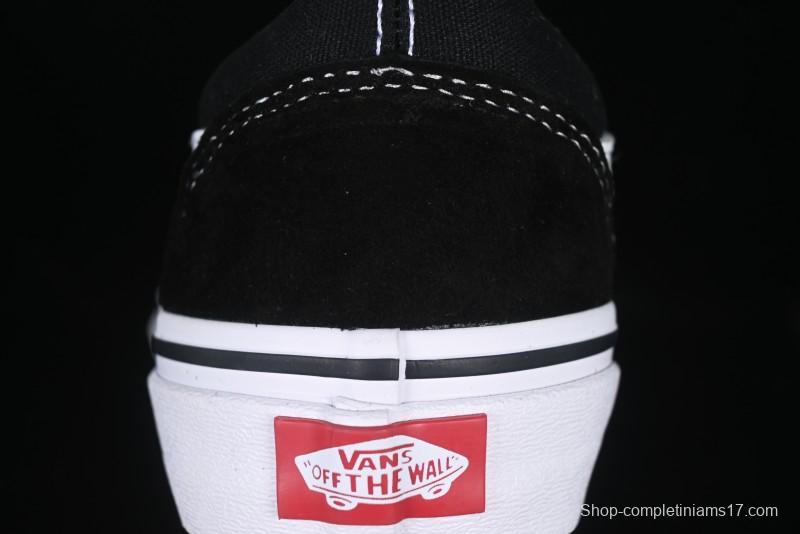 Vans Premium Old Skool Classic Black & White Low-Top Skate Shoes - VN000ZD4Y28