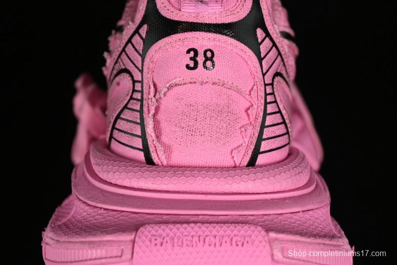 Balenciaga Phantom Sneaker Ten-Gen Trend Running Shoes with Transparent Heel Strap - W3XDC5000