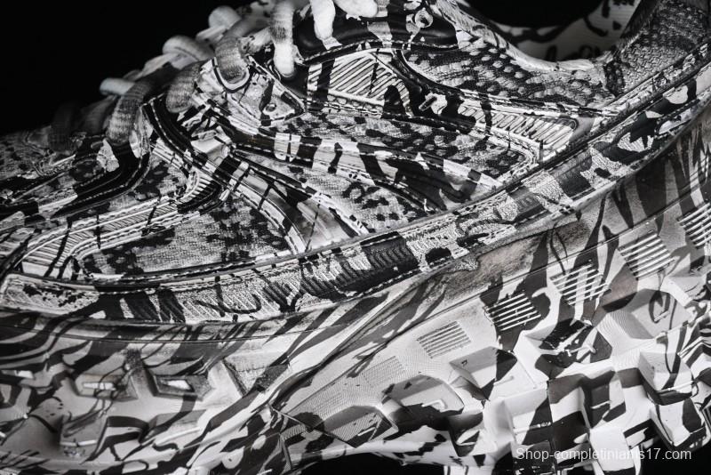 Balenciaga Defender Rubber Platform Sneakers Low-Top Tank Tread Tire Design Outdoor Casual Sports Running Shoes - W2RG19010