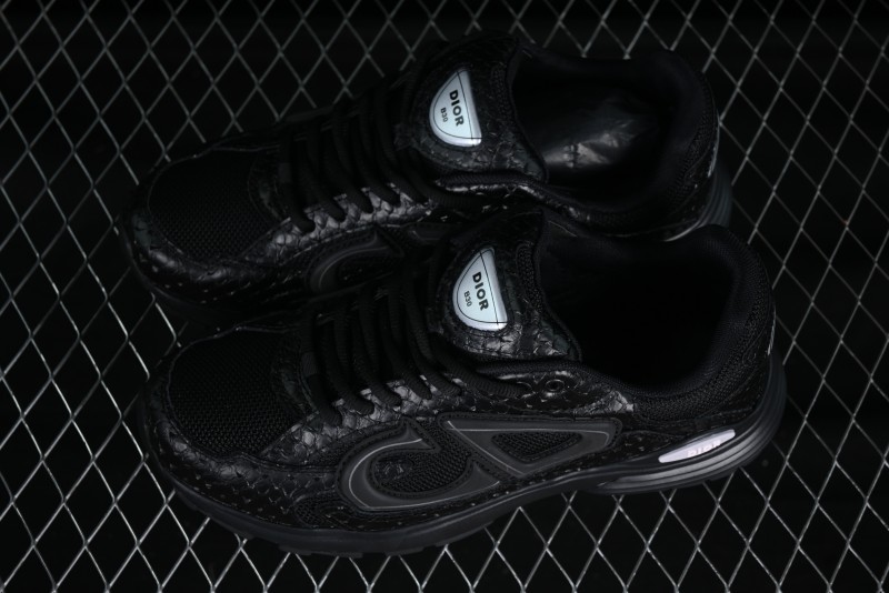 Dior B30 Sneakers with Reflective CD30 Logo and Lightweight Rubber Sole - CD30