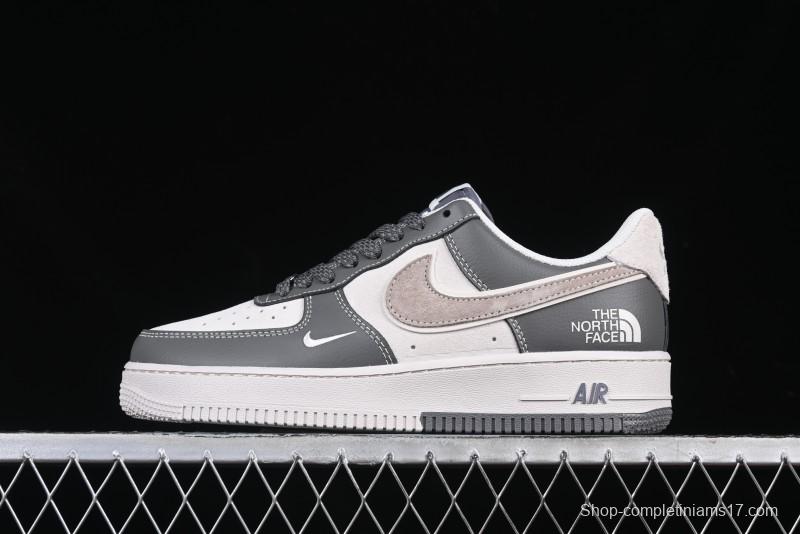 Nike Air Force 1 '07 Low North Face Collaboration Light Grey Two-Tone Low-Top Casual Sneakers - DM6688-046